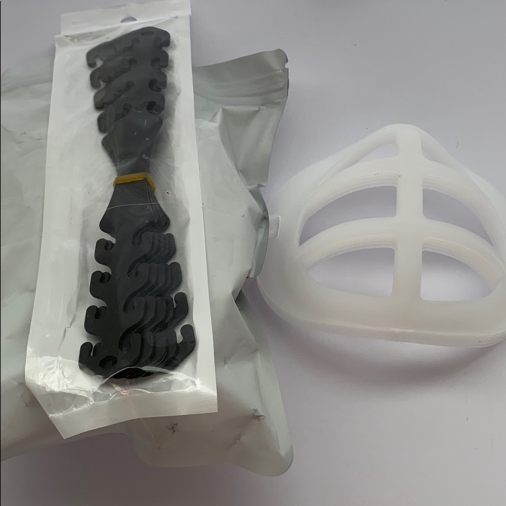 5 3D Inner face mask cage bracket and ear saver loop extender new